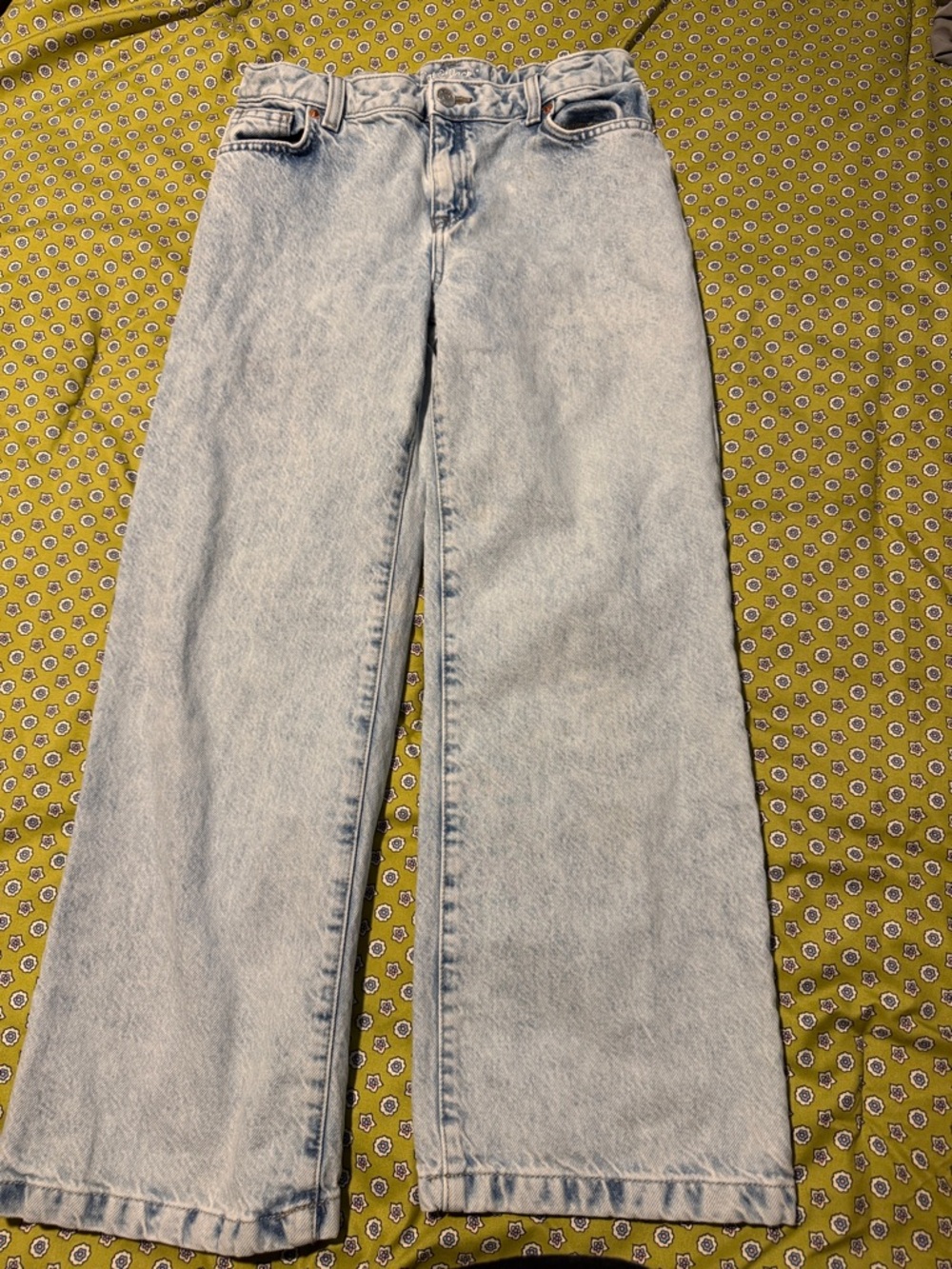 Cat & Jack Light Blue Wide Leg Kids Jeans